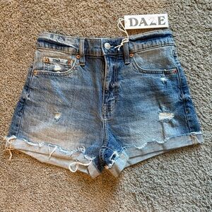 Daze Women's Blue Jean Shorts